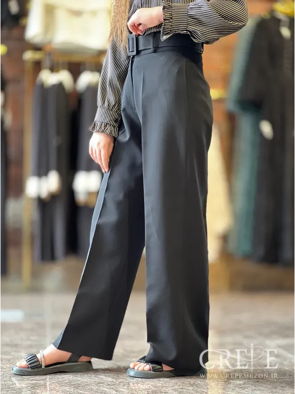 شلوار بگ کرپ