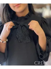 پیراهن طرح اشکی آستین بلند 