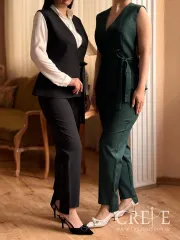 ست وست و شلوار جلو گره ای