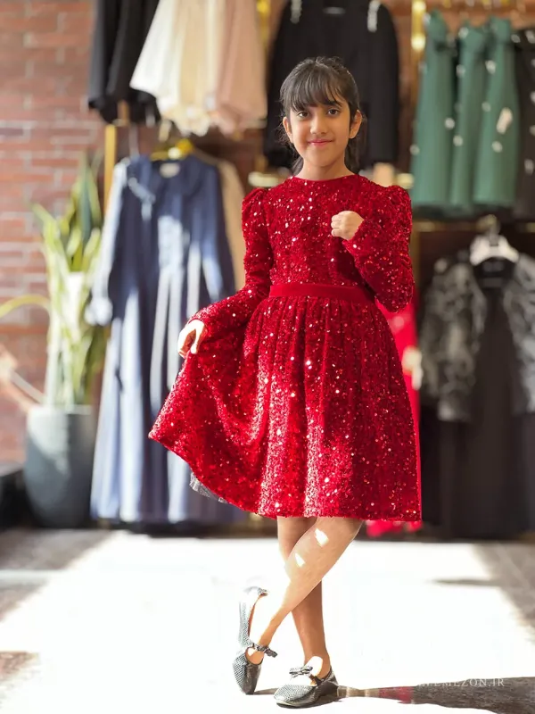 پیراهن پولکی 